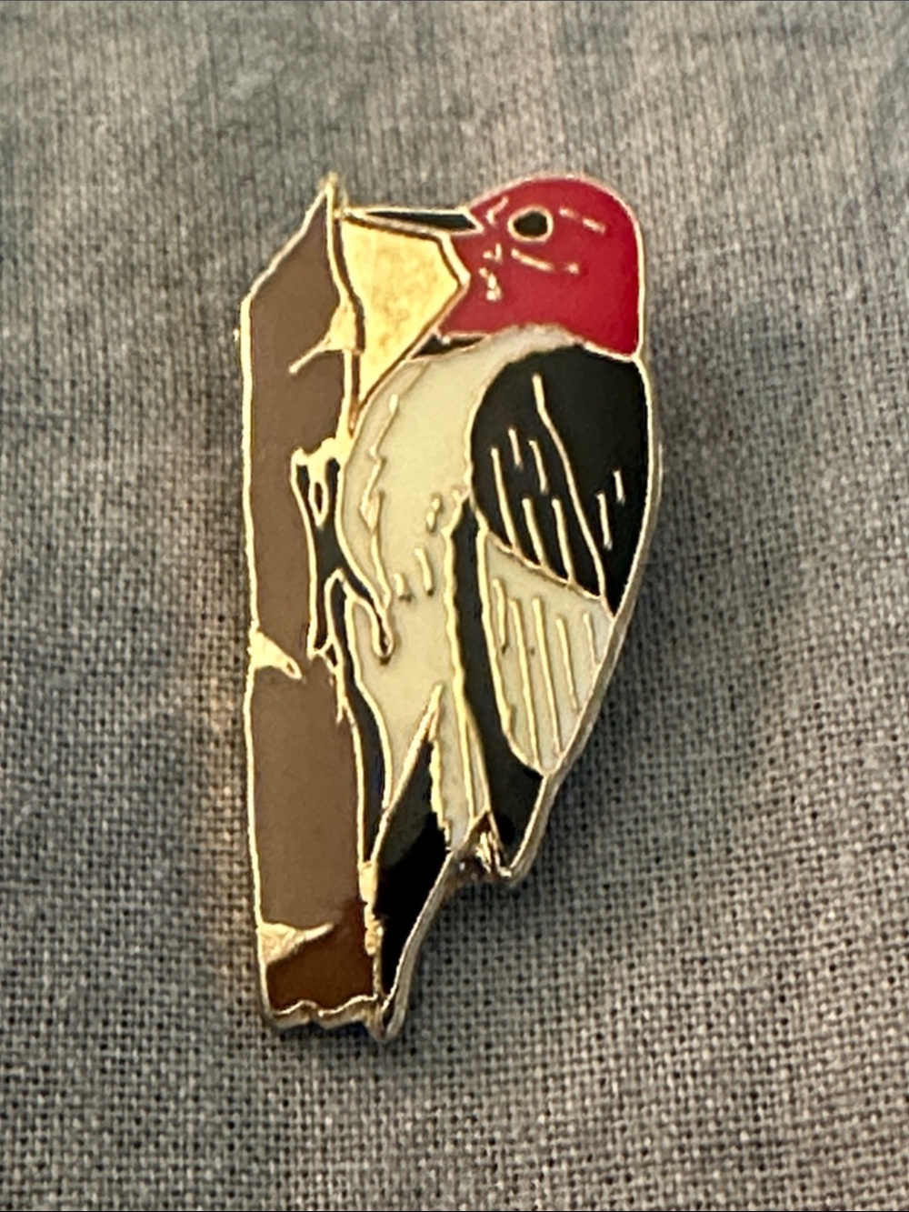 Red-Headed Woodpecker Pin